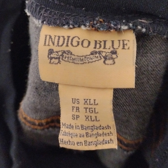 Indigo Blue - Secret Fit Belly Skinny Jeans - Picture 8 of 10